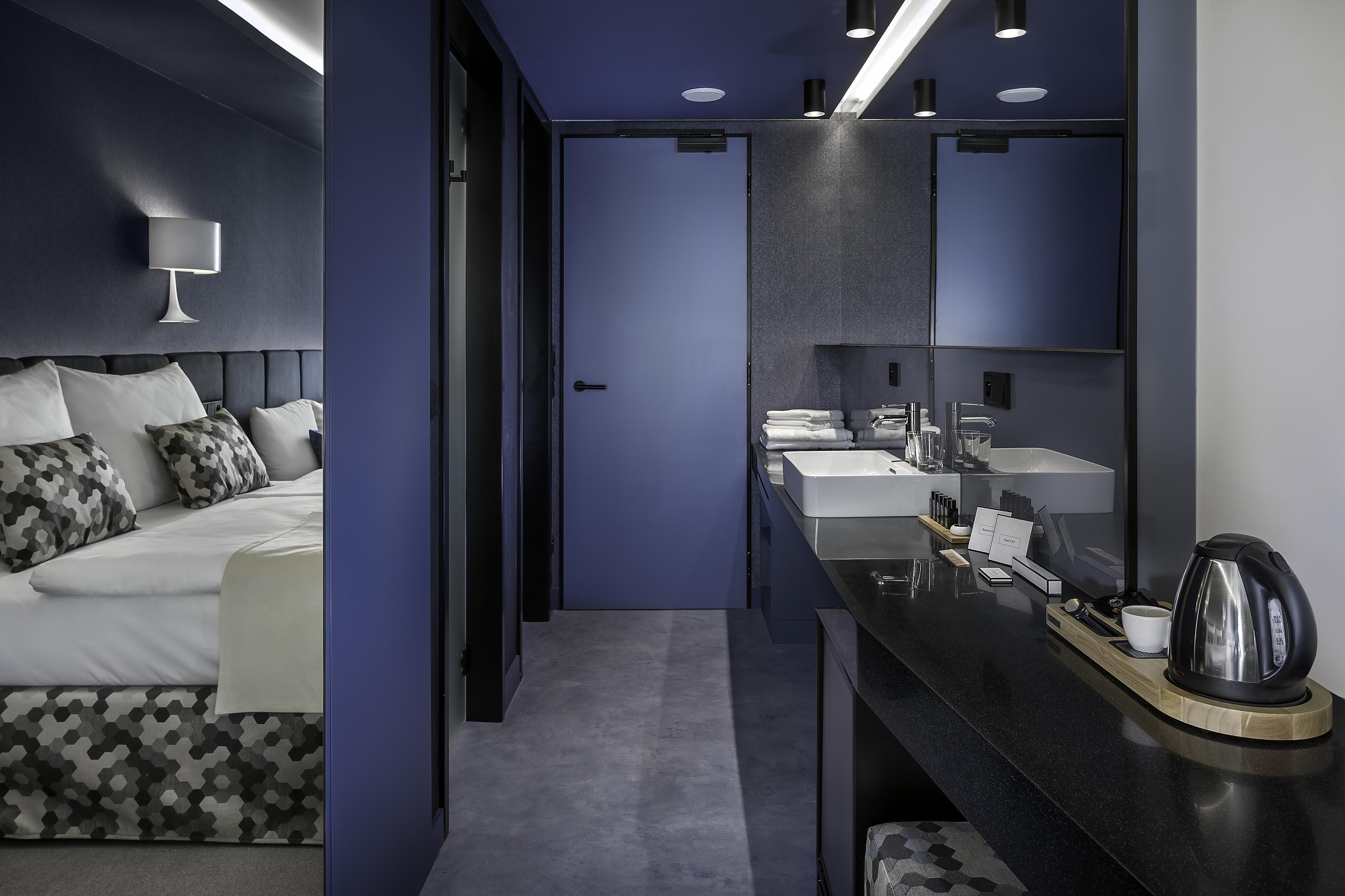 Hotel Urban Creme Praga Esterno foto A room at the hotel