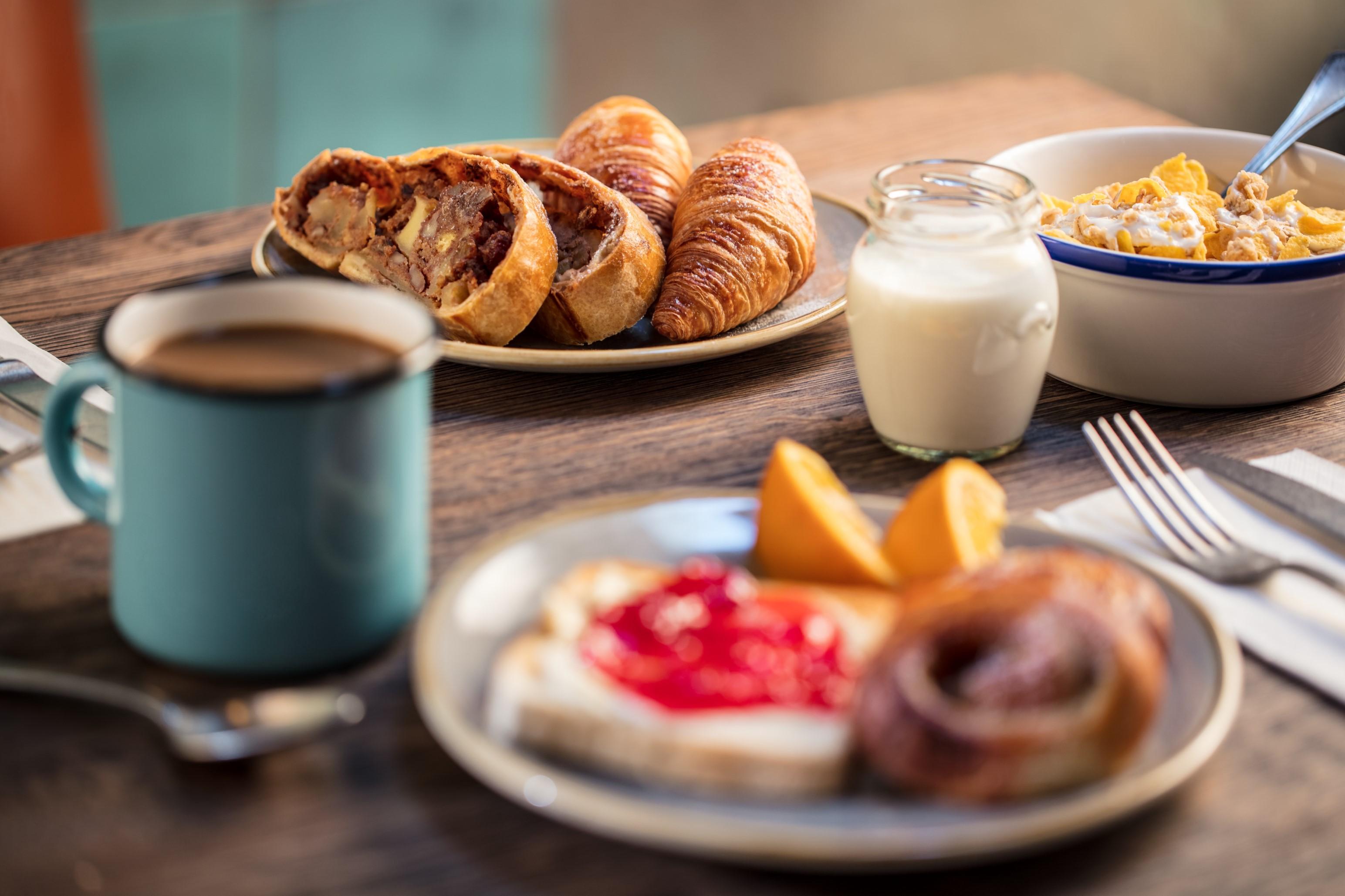 Hotel Urban Creme Praga Esterno foto Breakfast